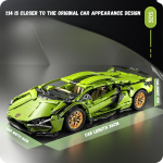 1:14 Lamborghini RC Sports Car Building Blocks – Educational Toy for Boys - Image 2