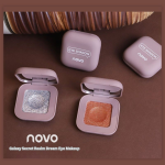NOVO keyboard fingertip cool eye shadow matte high flash mashed potato texture eye shadow palette - Image 18
