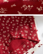 Women Probiotic Antibacterial Cotton Flat Leg Underwear Red - Image 17