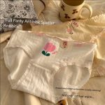 Japanese Class A pure cotton mid-waist 100% cotton breathable popular antibacterial briefs - Image 7