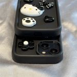 Premium 3D Hello Kitty iPhone Case in Elegant Black - Luxurious High-End Design for Style and Protection - Image 3