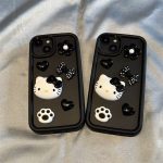 Premium 3D Hello Kitty iPhone Case in Elegant Black - Luxurious High-End Design for Style and Protection - Image 5