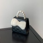 High-end mini bag with bow for women style trendy chain lipstick bag single shoulder crossbody bag - Image 5