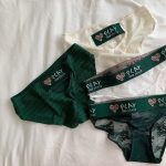 Pink sweet Maillards style letter lace knitted women's mid-waist underwear pure cotton breathable panty - Image 4