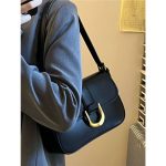 High-end baguette bag, retro handheld armpit bag, stylish girly shoulder crossbody bag - Image 2