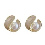 French retro pearl earrings new high-end earrings - Image 7