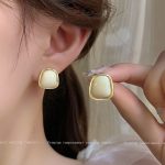 Simple and versatile pearl earrings new trendy Internet celebrity temperament earrings - Image 2