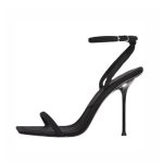 One-line buckle square open toe versatile sexy stiletto fairy style fashion high heels - Image 7