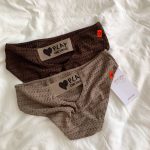 Pink sweet Maillards style letter lace knitted women's mid-waist underwear pure cotton breathable panty - Image 10