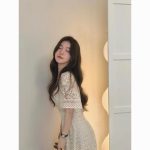 Summer retro square collar high-end French high-waisted  lace maxi dress - Image 6