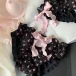 Japanese Sweet Girl Underwear Breasts Gathering to Make Bigger No Wires Anti-Sagging Cute Lolita Bra Set - Image 3