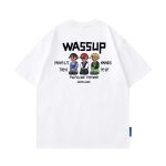 WASSUP The G pure cotton loose casual summer printed T-shirt - Image 4