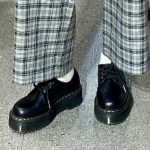 Thick-soled Martin black leather shoes retro British style jk platform lace-up Mary Jane shoes - Image 6