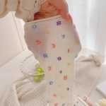 Women's Mid-Tube Pile Thin Japanese Style Colorful Polka Dot Love Solid Color White Socks - Image 2