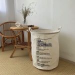 Classic Style Laundry Basket with Snoopy Design, Cotton Linen Canvas Fabric Storage Hamper for Various Rooms, Durable Organizer with Multiple Components - Image 2