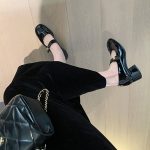 Mary Jane Flats - French Style Low Heel Buckle Shoes for Women - Image 5