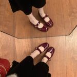 Mary Jane Flats - French Style Low Heel Buckle Shoes for Women - Image 6