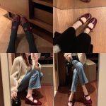 Mary Jane Flats - French Style Low Heel Buckle Shoes for Women - Image 9