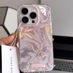 Pink Heart Ripple Texture iPhone Case – Premium INS Style for iPhone - Image 4