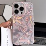 Pink Heart Ripple Texture iPhone Case – Premium INS Style for iPhone - Image 2