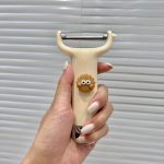 Cute Stainless Steel Fruit Peeler – Multifunctional Kitchen Tool for Peeling Potatoes and Apples - Image 4