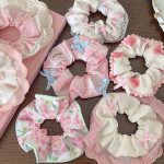 Korean Cute Princess Ballet Hairband - Large Bow with Lace Edges Scrunchies - Image 3