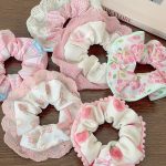 Korean Cute Princess Ballet Hairband - Large Bow with Lace Edges Scrunchies - Image 2