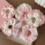 Korean Cute Princess Ballet Hairband - Large Bow with Lace Edges Scrunchies - Image 6