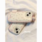 Three-dimensional bow small floral puff case for iPhone - Image 5