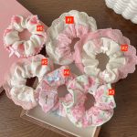 Korean Cute Princess Ballet Hairband - Large Bow with Lace Edges Scrunchies - Image 8