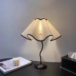 Petal Umbrella Table Lamp – Elegant Minimalist Aesthetic Night Light for Bedroom and Study - Image 5