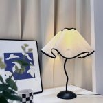 Petal Umbrella Table Lamp – Elegant Minimalist Aesthetic Night Light for Bedroom and Study - Image 12