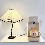 Petal Umbrella Table Lamp – Elegant Minimalist Aesthetic Night Light for Bedroom and Study - Image 2