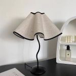 Petal Umbrella Table Lamp – Elegant Minimalist Aesthetic Night Light for Bedroom and Study - Image 13