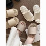 Minimalist EVA Quilted Slippers - Summer Anti-Slip Soft Sole Slides for Men & Women. - Image 3