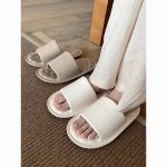 Minimalist EVA Quilted Slippers - Summer Anti-Slip Soft Sole Slides for Men & Women. - Image 4