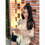 French Lace Patchwork Knit Top - Elegant Slim-Fit Sweater