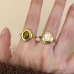Tiger's Eye Adjustable Ring - Vintage Chinese Style Jewelry - Image 3