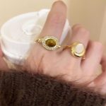 Tiger's Eye Adjustable Ring - Vintage Chinese Style Jewelry - Image 6