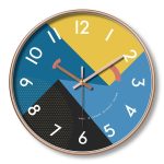 Silent Quartz Wall Clock – Creative Artistic Design for Living Room, Non-Punch Installation - Image 5