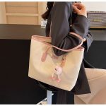 Large Canvas Tote Bag for Women – Stylish Shoulder Bag for Students & Commuters - Image 8