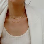 Double Layered Snake Chain Necklace for Women – High-End Gold Titanium Steel Vintage Clavicle Choker - Image 6