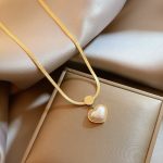 Vintage Pearl Necklace - Tarnish-Free Titanium Steel Light Luxury Jewelry - Image 10