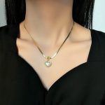Vintage Pearl Necklace - Tarnish-Free Titanium Steel Light Luxury Jewelry - Image 9