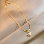 Vintage Pearl Necklace - Tarnish-Free Titanium Steel Light Luxury Jewelry - Image 3
