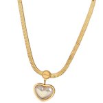 Vintage Pearl Necklace - Tarnish-Free Titanium Steel Light Luxury Jewelry - Image 2