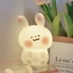 Rabbit Night Light – Cute Bedside Lamp for Girls' Rooms & Gifts - Image 5