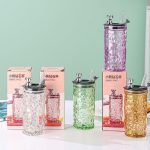 Bear Glass Cup with Lid – Cute Minimalist INS Water & Tea Cup - Image 6