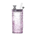 Bear Glass Cup with Lid – Cute Minimalist INS Water & Tea Cup - Image 2