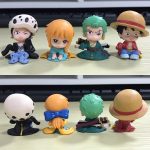 One Piece chibi Q-Version Figures - Luffy, Zoro & Nami Collectibles - Image 9
